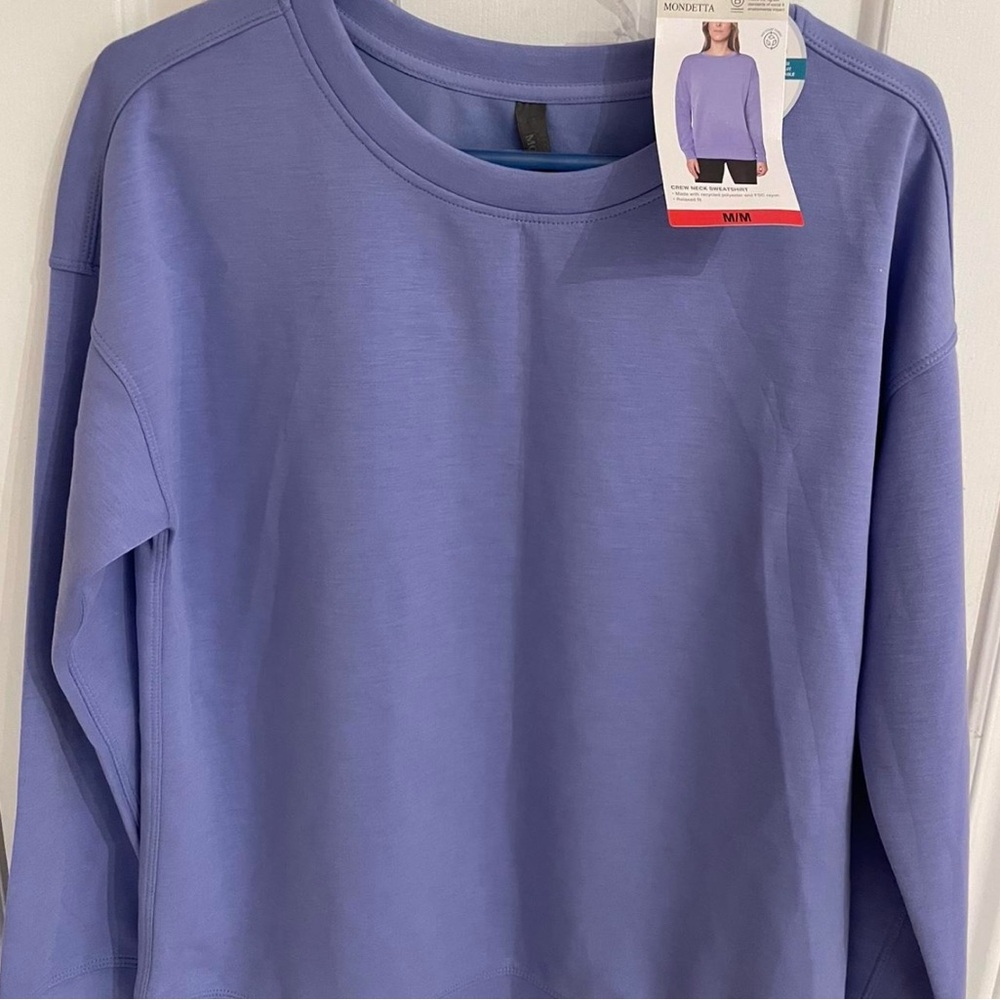 NWT Mondetta Lavender Long Sleeve Active Top